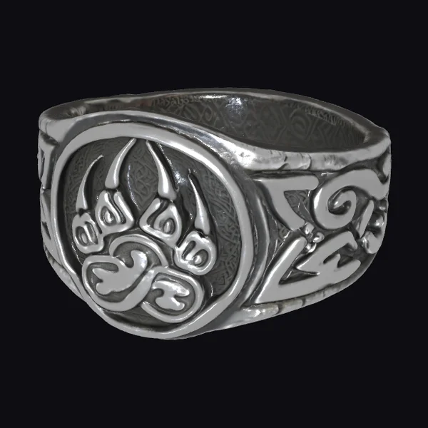 Celtic Bear Claw Ring