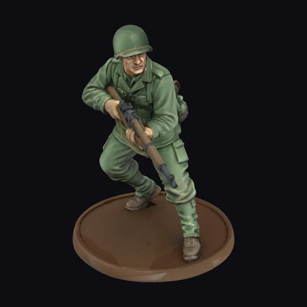 WW2 Soldier with Rifle