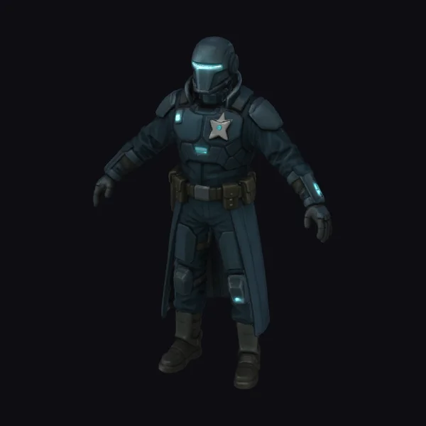 Futuristic Law Enforcement Armor