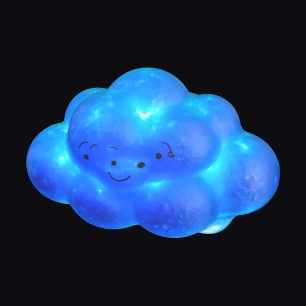 Glowing Blue Cloud