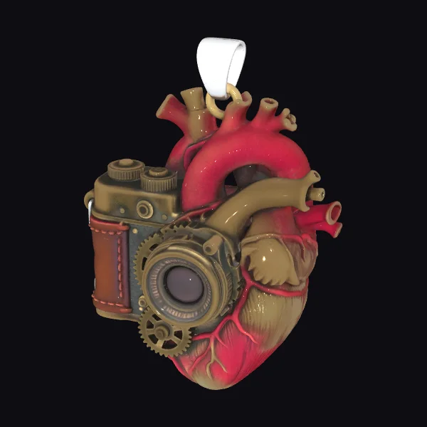 Steampunk Heart Camera
