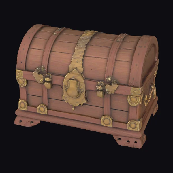 Wooden Treasure Chest
