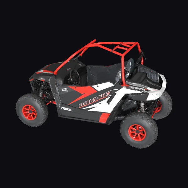 Red and Black ATV