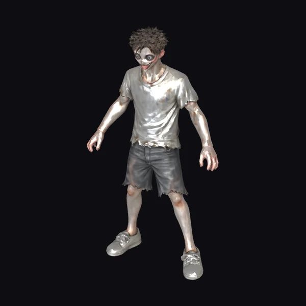 Zombie in Tattered Clothing