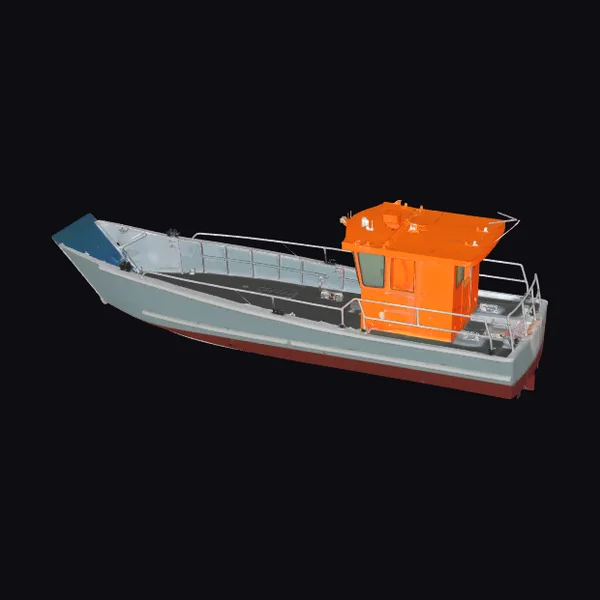 Orange Cabin Workboat