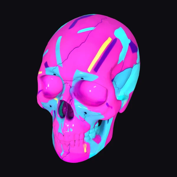 Neon Skull