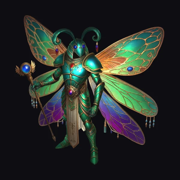 Iridescent Insectoid Guardian