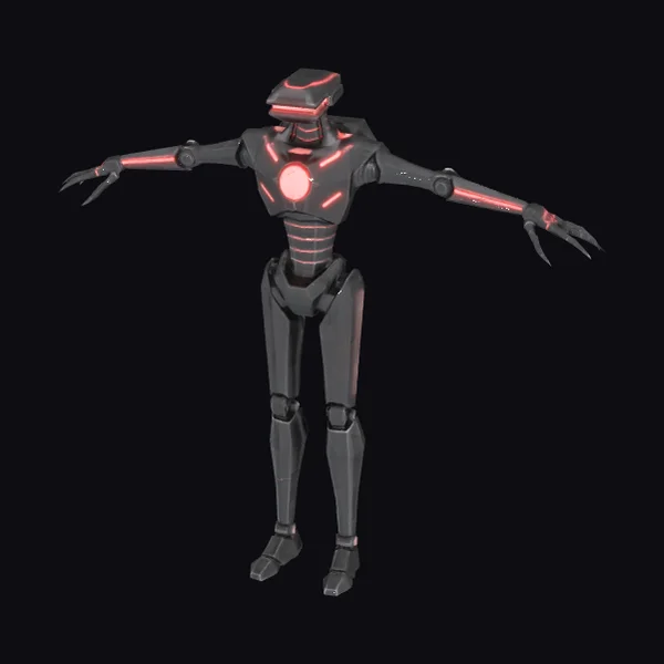 Robotic Guardian Figure