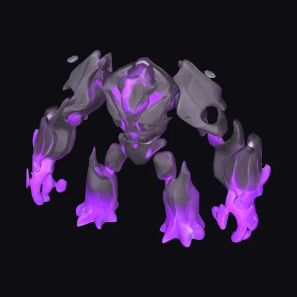 Purple Crystal Golem