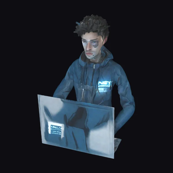 Man with Laptop