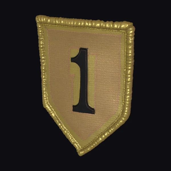 Gold Shield Patch
