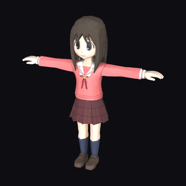Anime Girl T-Pose
