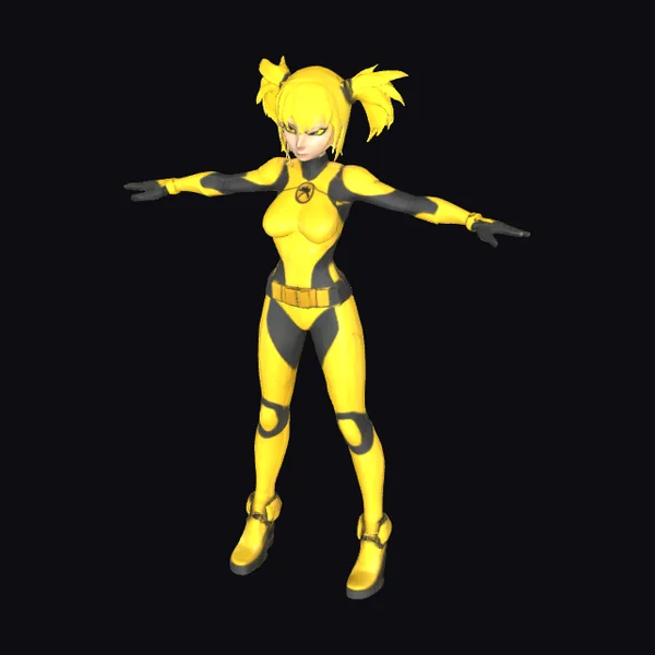 Yellow Warrior Girl