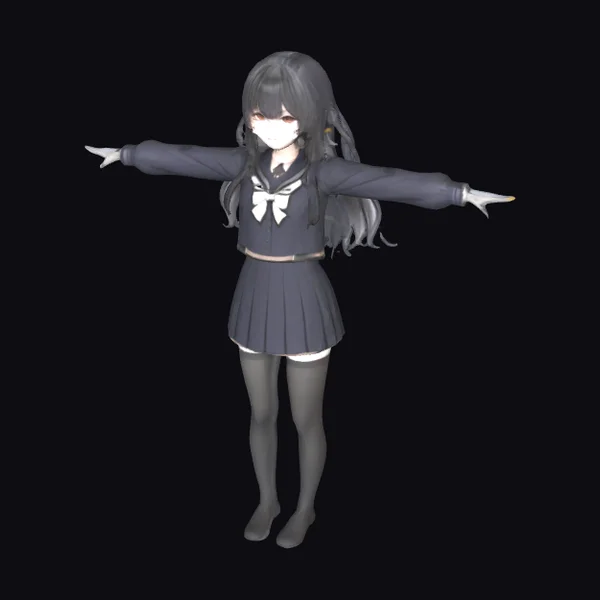 Anime Girl T Pose