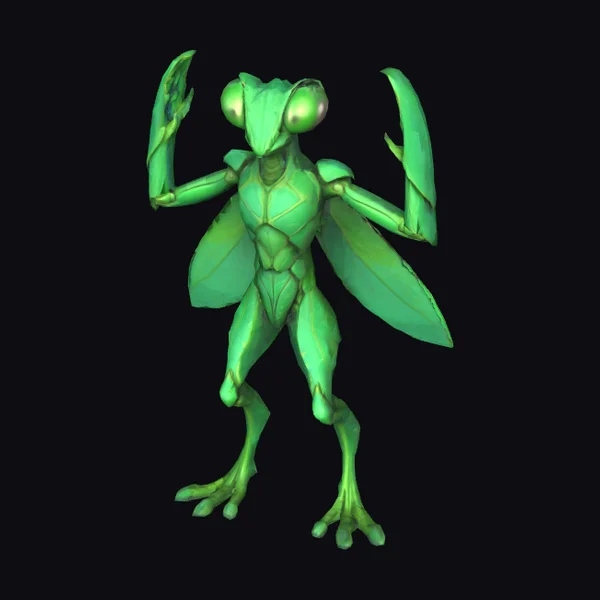 Green Insectoid Warrior
