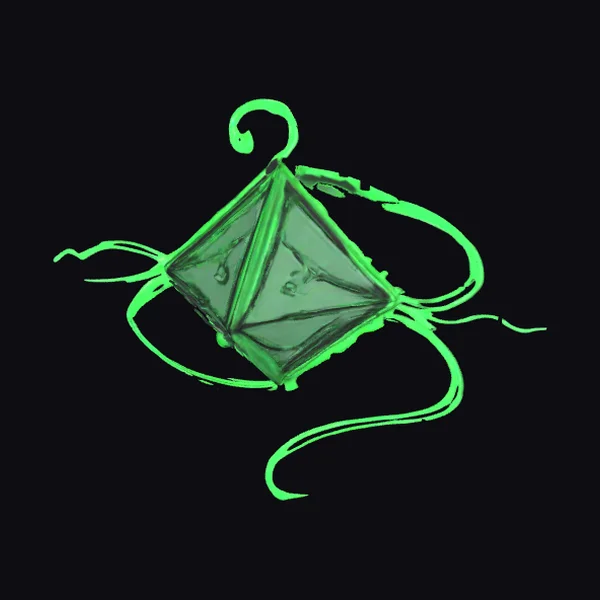 Emerald Geometric Ornament