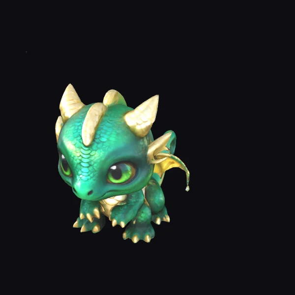 Emerald Dragon Hatchling
