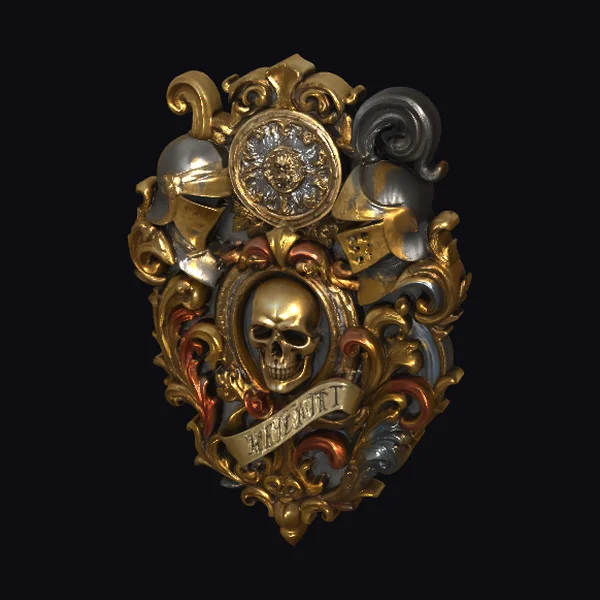Ornate Skull Emblem