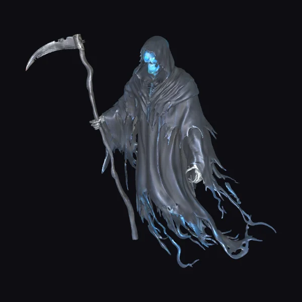 Ghostly Grim Reaper Figure