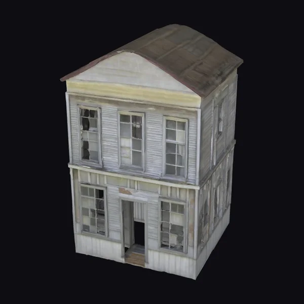 Abandoned Two Story House