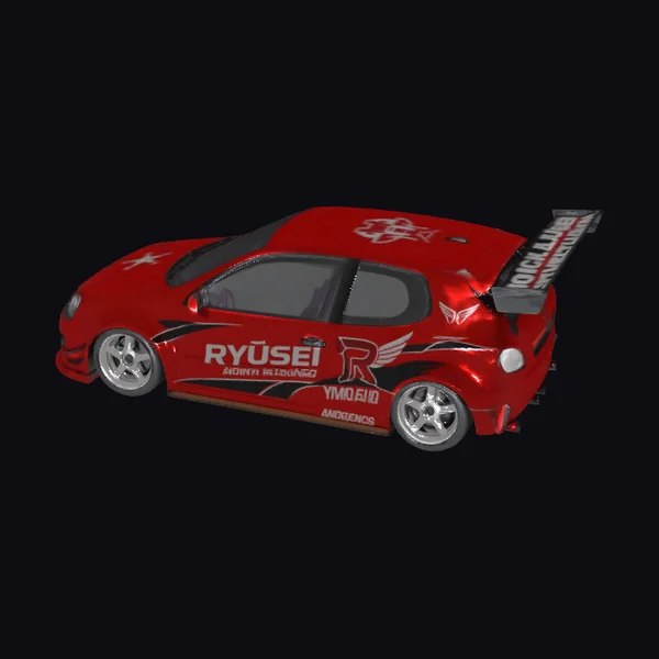 Red Racing Car