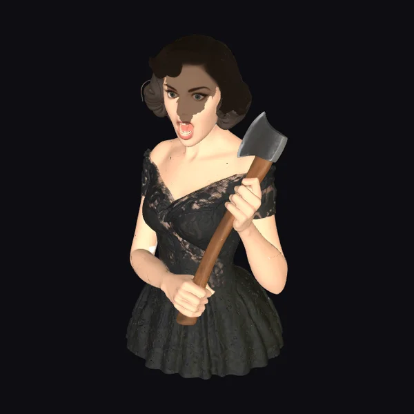 Woman with Big Axe
