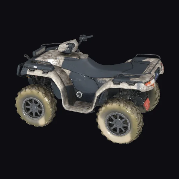 Camouflage ATV Vehicle