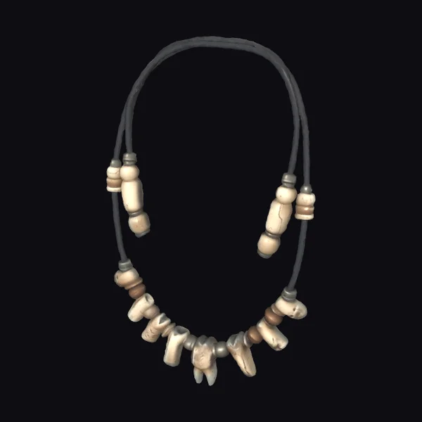 Beaded Bone Necklace