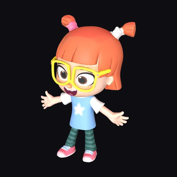 Little Girl with Glasses