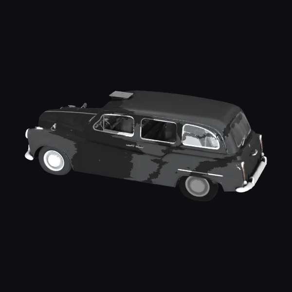 Vintage Black Taxi Cab