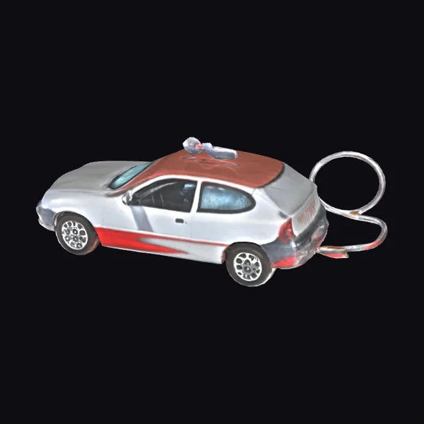 Miniature Chevy Corsa Keychain