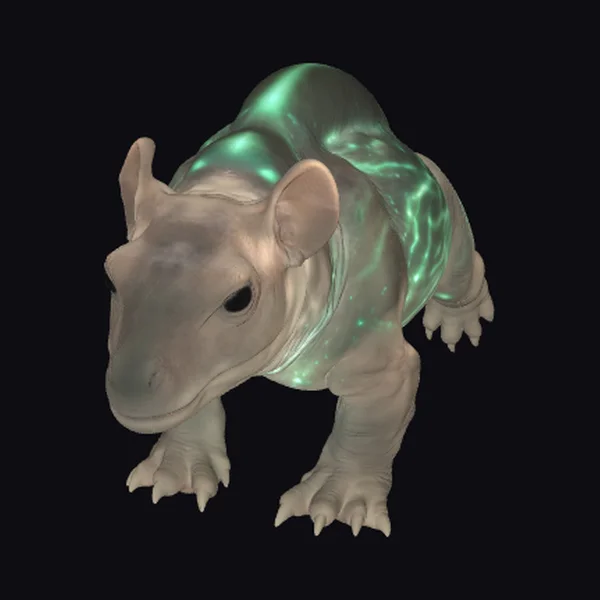 Glowing Neon Creature