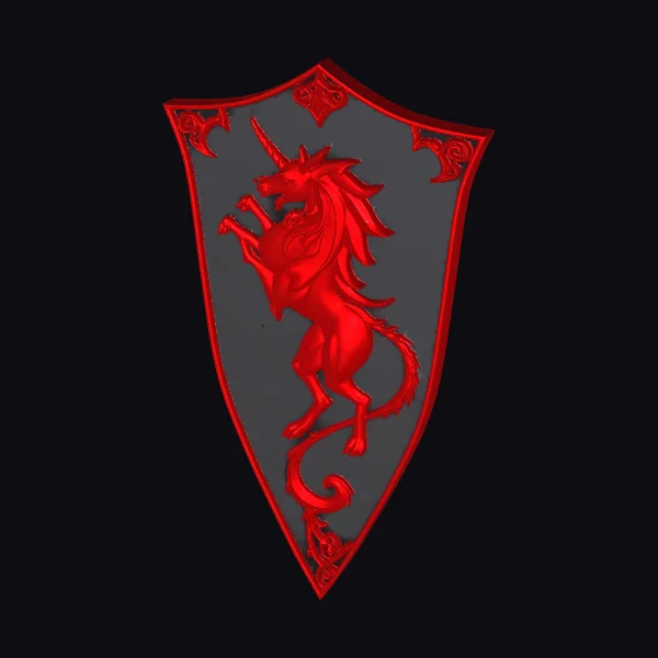 Crimson Dragon Shield