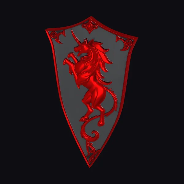 Crimson Dragon Shield