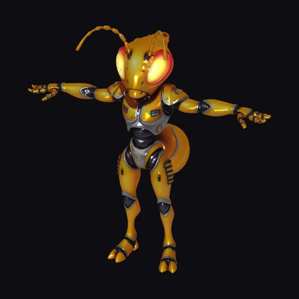 Anthropomorphic Ant Warrior