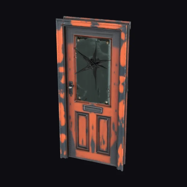 Battered Scary Door