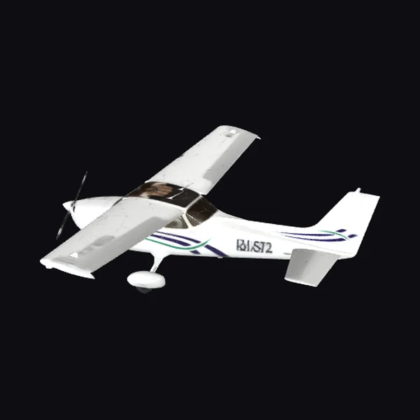 Small White Airplane