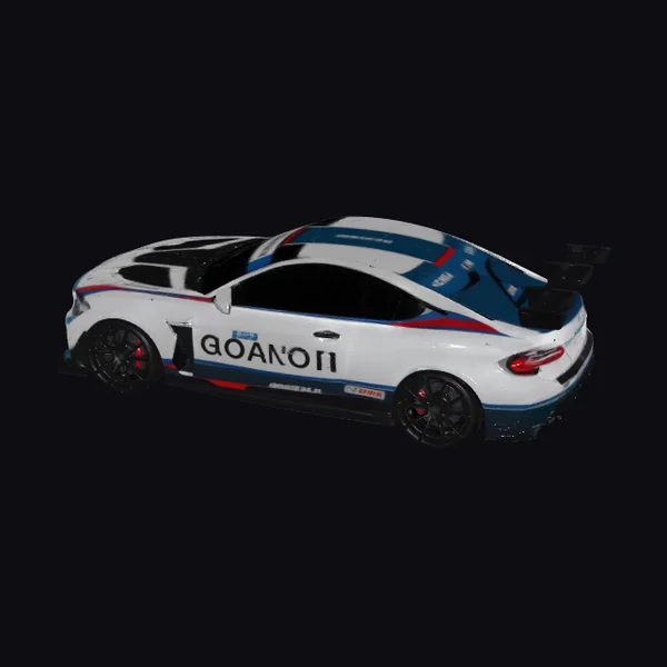 Racing Car with Spoiler