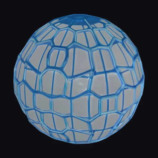 Hexagonal Wireframe Sphere