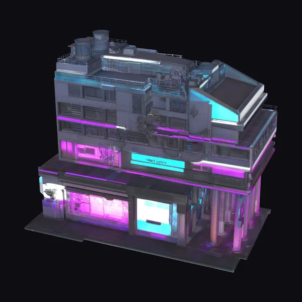Neon City Block