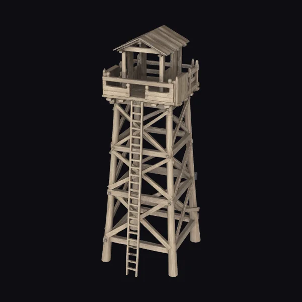 Wooden Watchtower Structure