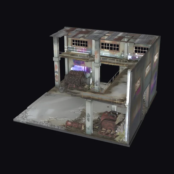 Abandoned Industrial Building Section