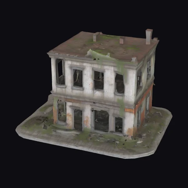 Abandoned Two Story Building