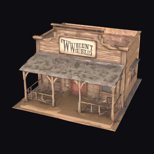 Wild West Saloon Building