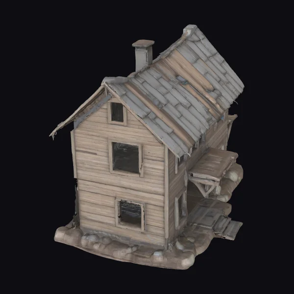 Abandoned Wooden Survival Base