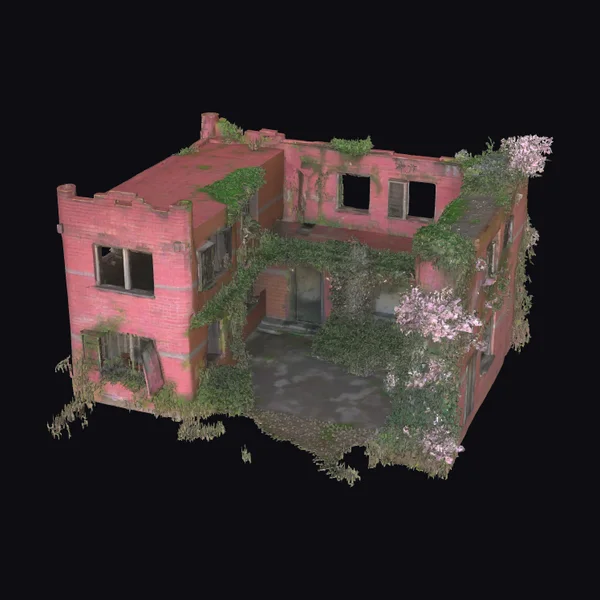 Abandoned Pink Building