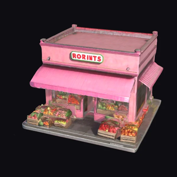 Pink Corner Grocery Store