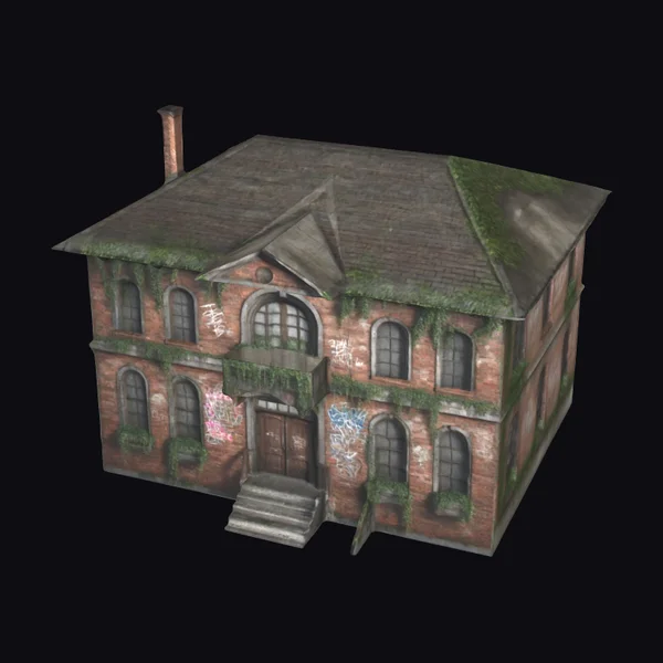 Abandoned Brick Schoolhouse