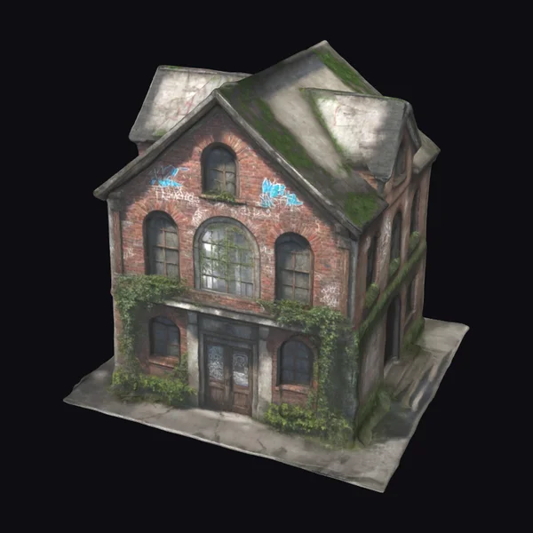 Abandoned Brick Building