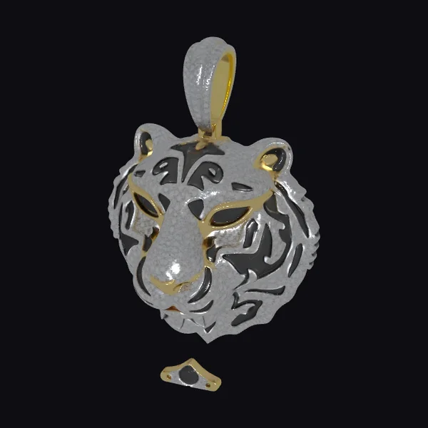 Tiger Head Pendant